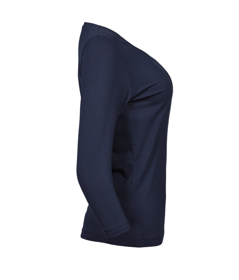 WOMENS STRETCH 3/4 SLEEVE TEE