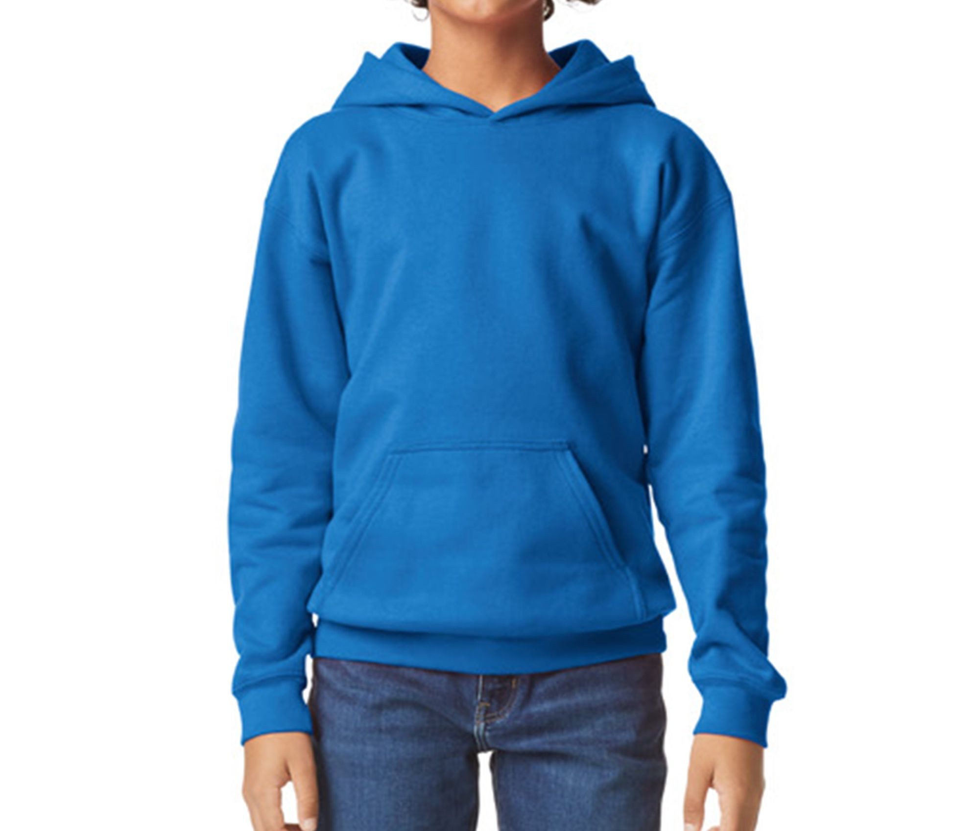 SOFTSTYLE® MIDWEIGHT FLEECE YOUTH HOODIE